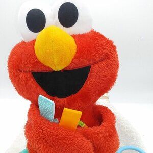 Bright Starts Sesame Street Elmo Take-Along Travel Buddy On-The-Go Toy Plush